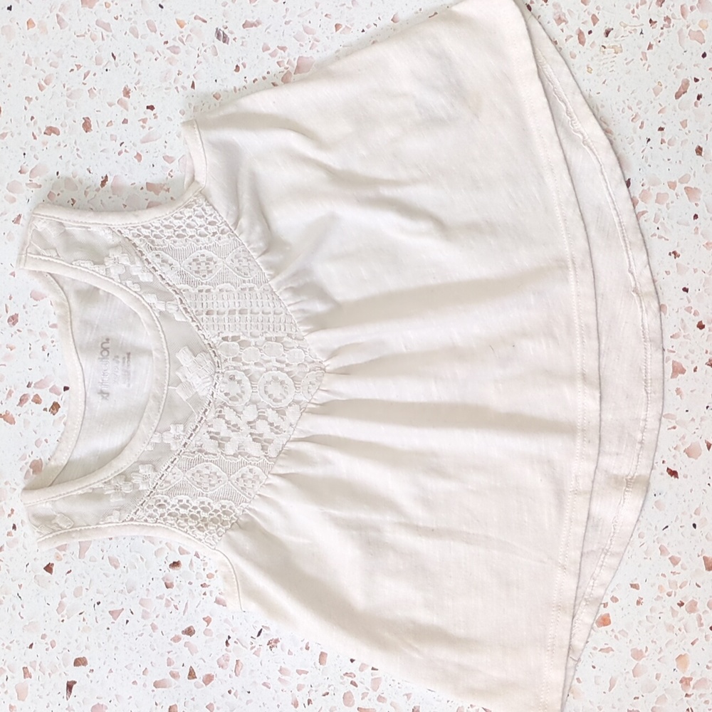 Cream And Lace Swingy Tank | xhilaration | XS (4-5)
